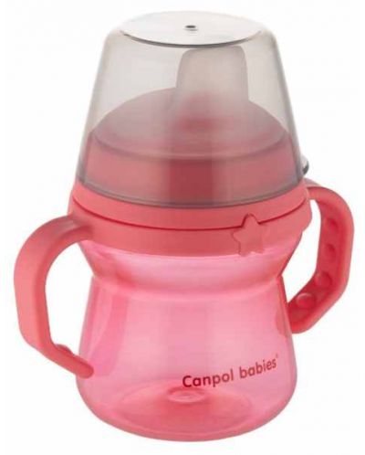 Κύπελλο που δεν χύνεται Canpol - 150  ml, ροζ - 3