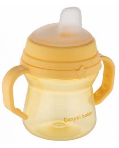Κύπελλο που δεν χύνεται Canpol - 150  ml, κίτρινο - 4