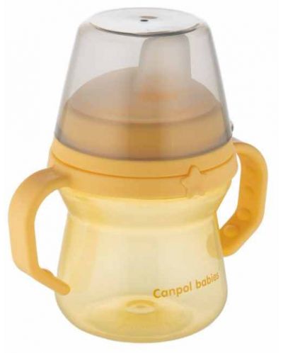 Κύπελλο που δεν χύνεται Canpol - 150  ml, κίτρινο - 3
