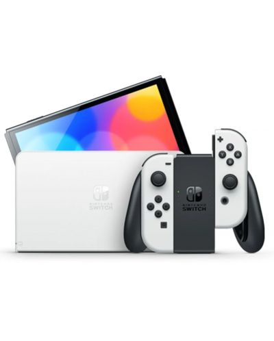 Nintendo Switch OLED - White + Zelda Travel Case - 3