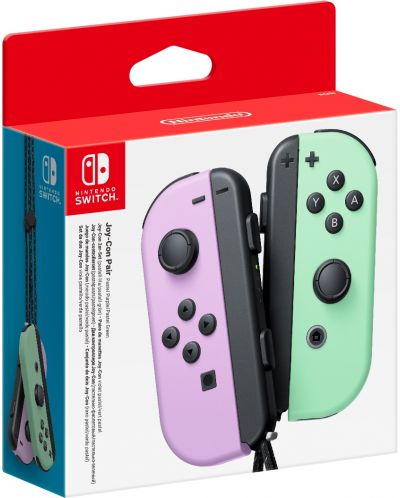 Nintendo Switch Joy-Con (σετ χειριστηρίων) μωβ/πράσινο - 1