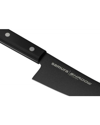 Μαχαίρι του σεφ Samura - Shadow, 16.6 cm, μαύρη αντικολλητική επίστρωσηе - 4