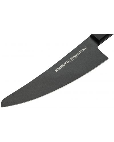 Μαχαίρι του σεφ Samura - Shadow, 16.6 cm, μαύρη αντικολλητική επίστρωσηе - 3