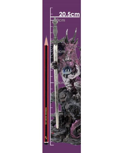 Μαχαίρι επιστολών Nemesis Now Adult: Dragons - Purple Dragon, 20 cm - 7