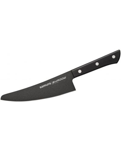 Μαχαίρι του σεφ Samura - Shadow, 16.6 cm, μαύρη αντικολλητική επίστρωσηе - 1