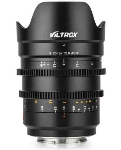Φακός Viltrox - 20mm, T2.0, Sony E - 1