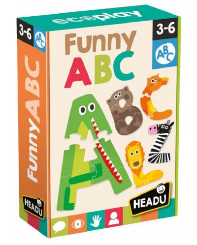 Εκπαιδευτικό παιχνίδι Headu Montessori - Διασκεδαστικό αλφάβητο (Αγγλικά) - 1
