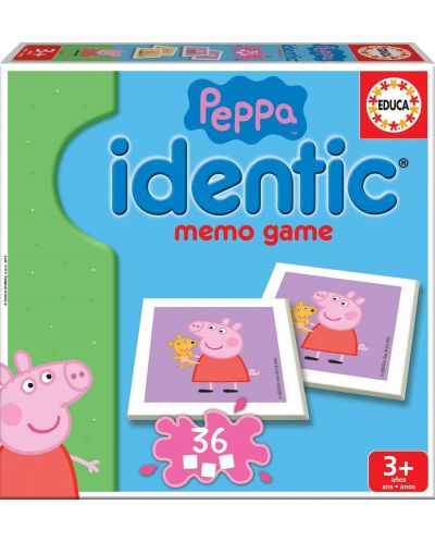 Εκπαιδευτικό παιχνίδι πανομοιότυπα ζευγάρια Peppa Pig - 1