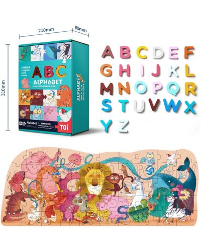 Εκπαιδευτικό παιδικό παιχνίδι Toi World - Αγγλικό αλφάβητο - 2