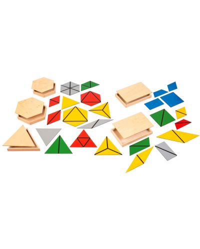 Εκπαιδευτικό σετ  Smart Baby - Τρίγωνα κατασκευής, μεγάλα - 1