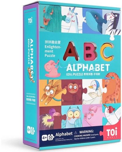 Εκπαιδευτικό παιδικό παιχνίδι Toi World - Αγγλικό αλφάβητο - 1