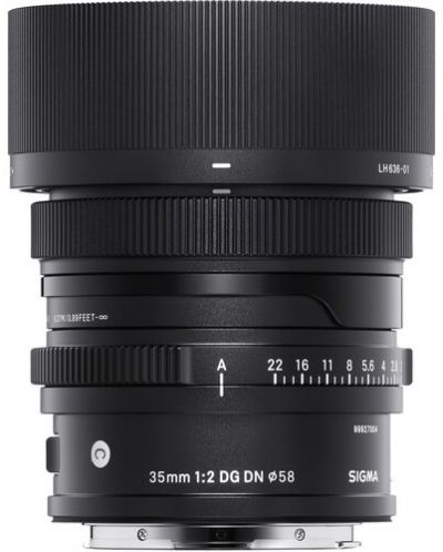 Φακός  Sigma - 35mm, F2 DG DN, για Sony E-mount - 1