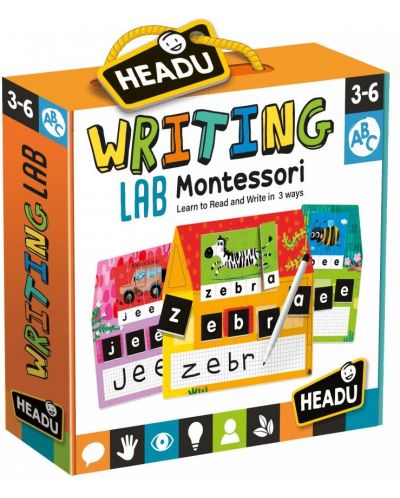 Εκπαιδευτικό παιχνίδι Headu Montessori - Εργαστήριο γραφής - 1