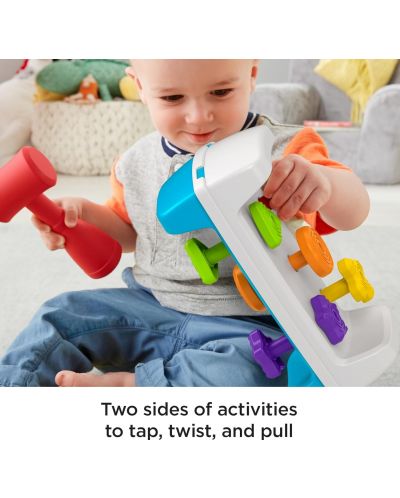 Εκπαιδευτικό παιχνίδι Fisher Price - παιχνίδι με σφυρί - 6