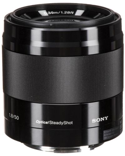 Φακός Sony - E, 50mm, f/1.8 OSS, Black - 1