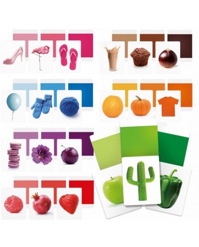Εκπαιδευτικές κάρτες flash Headu Montessori - Χρώματα - 2