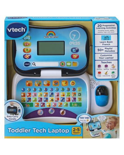 Εκπαιδευτικό παιχνίδι Vtech - Φορητός υπολογιστής, μπλε (αγγλική γλώσσα) - 1