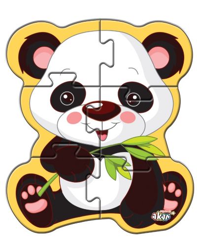 Εκπαιδευτικό παζλ ομιλίας  Jagu -Panda,6 τεμ - 1