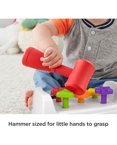 Εκπαιδευτικό παιχνίδι Fisher Price - παιχνίδι με σφυρί - 4