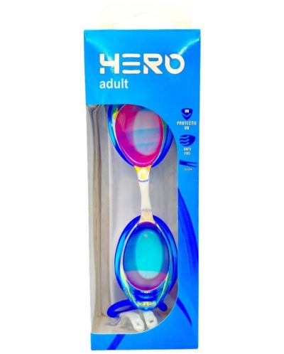 Γυαλιά κολύμβησης HERO - Flash Mirror, μπλε - 4