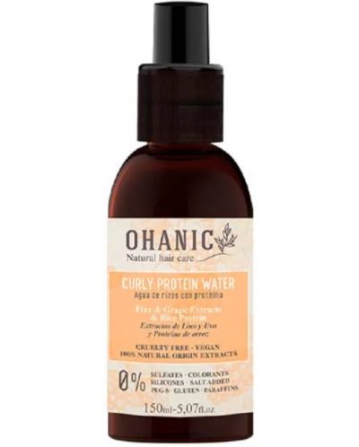 Ohanic Curly Method Πρωτεϊνικό νερό για θρέψη σγουρά μαλλιά, 150 ml - 1