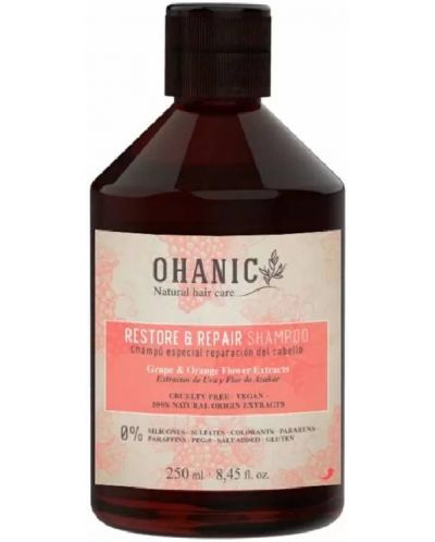 Ohanic Restore &Repair Επανορθωτικό σαμπουάν για ενίσχυση και ανανέωση, 250 ml - 1