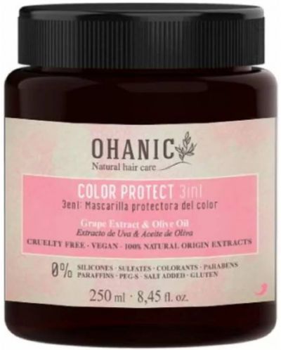 Ohanic Color Protect Μάσκα για προστασία του χρώματος και βελτίωση της υφής, 250 ml - 1