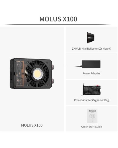 Φωτισμός Zhiyun-Tech - MOLUS X100 Bi-Color - 10