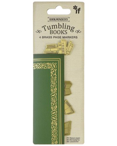 Σελιδοδείκτες IF Vintage - Tumbling Books, 4 τεμάχια - 1
