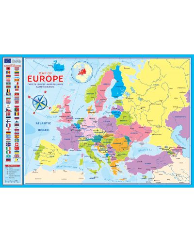 Παζλ Eurographics 200 κομμάτια - Ο χάρτης της Ευρώπης - 2