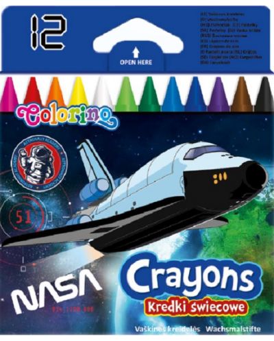 Κηρομπογιές  Colorino NASA - 12 χρώματα - 1