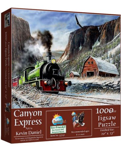 Παζλ SunsOut 1000 τεμαχίων- Canyon Express - 1