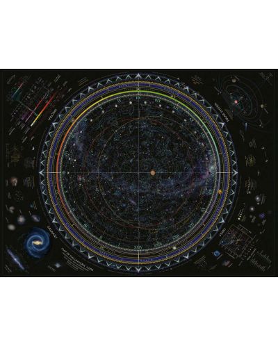 Παζλ Ravensburger  1500 κομμάτια  - Ο χάρτης του σύμπαντος - 2