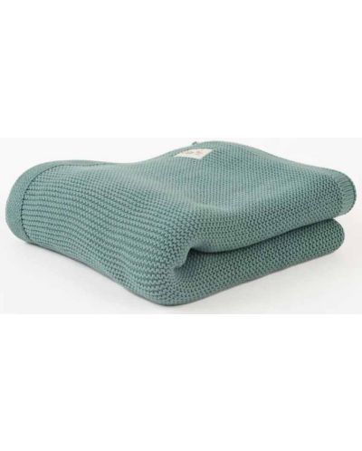 Βαμβακερή κουβέρτα Cotton Hug - Organic, 80 x 100 cm, Salvia - 2