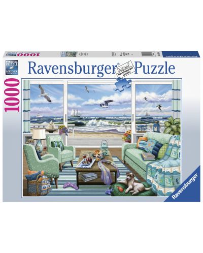 Παζλ Ravensburger 1000 κομμάτια - Απόδραση στην ακτή - 1