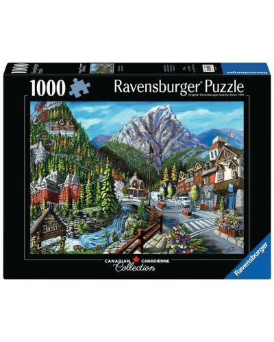 Παζλ Ravensburger 1000 κομμάτια - Καλώς ήρθατε στο Banff - 1