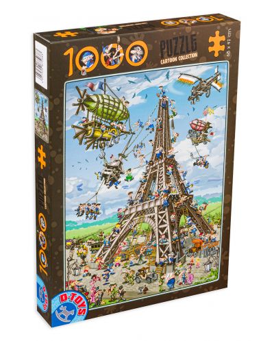 Παζλ D-Toys 1000 κομμάτια – Ο Πύργος του Άιφελ  - 1