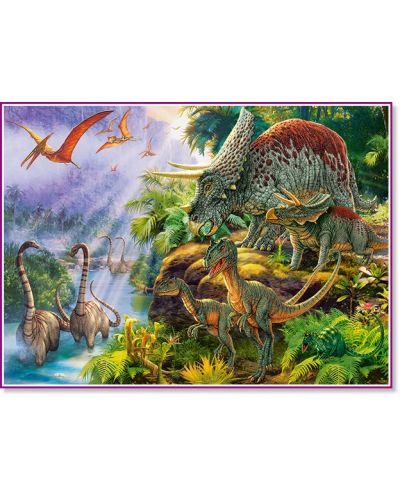 Παζλ Castorland 200 κομμάτια -Η κοιλάδα των δεινοσαύρων - 2