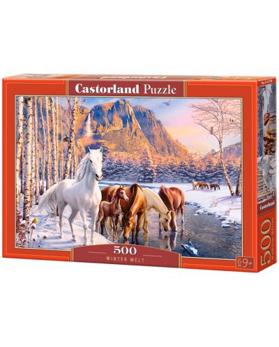 Παζλ 500 τεμαχίων Castorland -  Χειμερινή ιστορία - 1