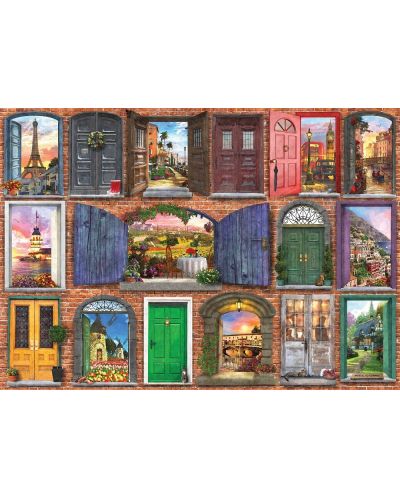 Παζλ Art Puzzle από 1000 κομμάτια - Παραμυθένιες πόρτες - 2