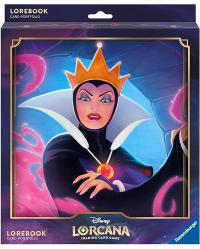 Φάκελος αποθήκευσης κάρτας Disney Lorcana The First Chapter: 10 Page Portfolio - The Evil Queen - 1