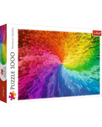 Παζλ Trefl από 1000 κομμάτια - Αναλογικά Χρώματα - 1
