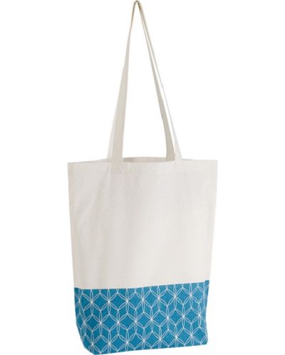 Τσάντα αγορών  Giftpack - 38 x 42 cm,μπλε και λευκό  - 1