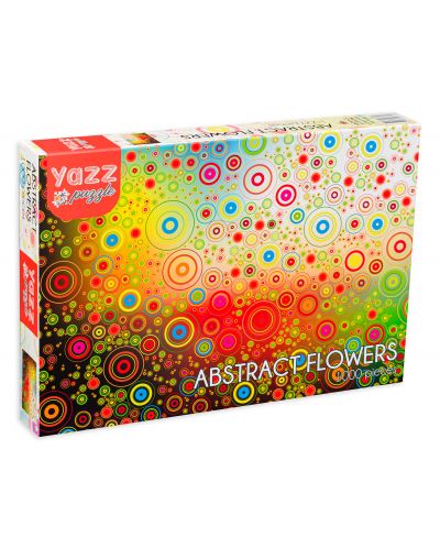 Παζλ Yazz Puzzle 1000 κομμάτια - Αφηρημένα λουλούδια - 1