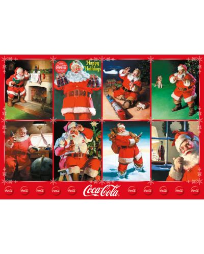 Παζλ  Schmidt 1000 κομμάτια -Άγιος Βασίλης και Coca Cola - 2