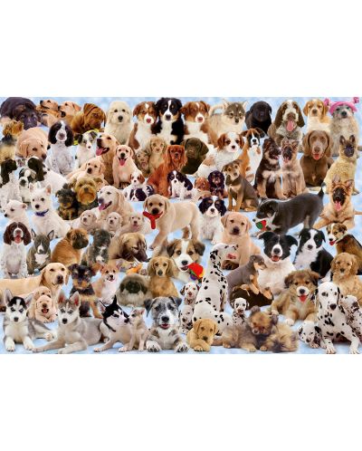 Παζλ Ravensburger 1000 κομμάτια - Κολάζ με σκύλους - 2