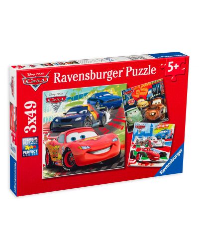 Παζλ Ravensburger  3 x 49 κομμάτια  - The cars - 1