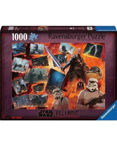 Παζλ Ravensburger 1000 κομμάτια - Star Wars Villains: Moff Gideon - 1