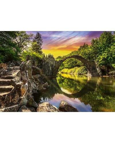 Παζλ Trefl 1000 κομμάτια - Η γέφυρα Rakocz στο Kromlau, Γερμανία - 2