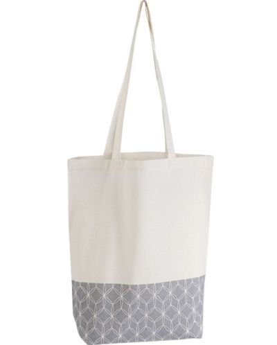 Τσάντα αγορών Giftpack - 38 x 42 cm,γκρι και λευκό - 1